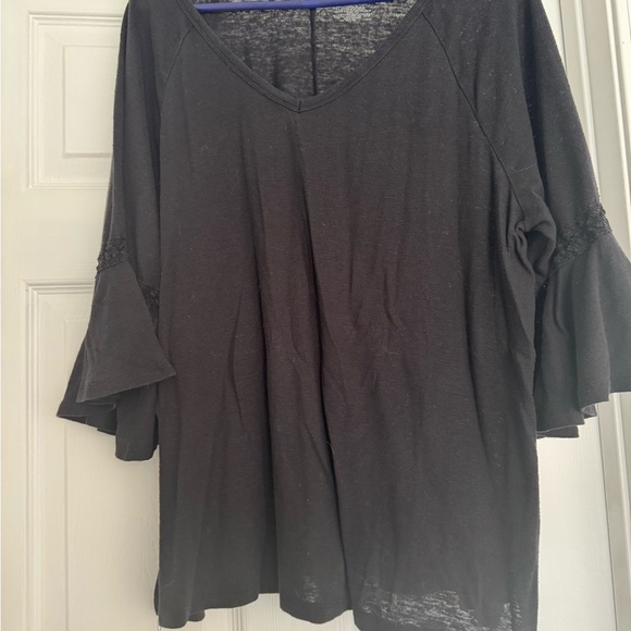 Lane Bryant Black Knit Top size 18/20 😍 - Picture 2 of 5